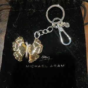 Michael Aram Butterfly Ginkgo Keychain
